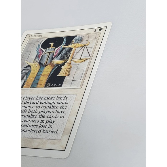 Balance Revised Edition 1994 MTG White Sorcery Vintage Magic Card - Picture 8 of 10